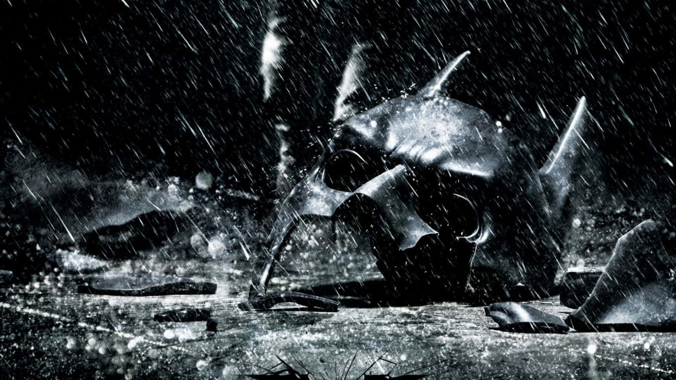 Scenen fra The Dark Knight Rises er fremhævet. Wallpaper