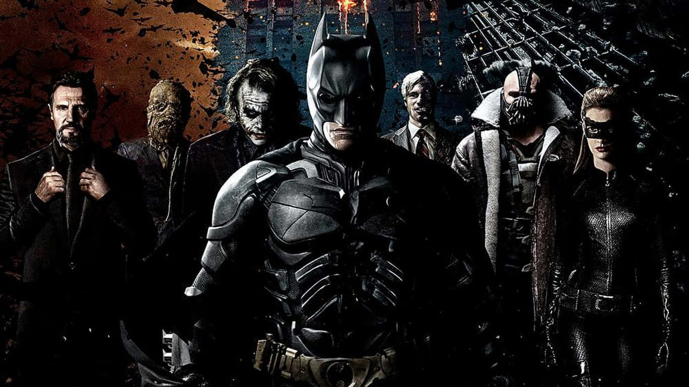 Føl kraften af Batman's Dark Knight HD Tapet. Wallpaper