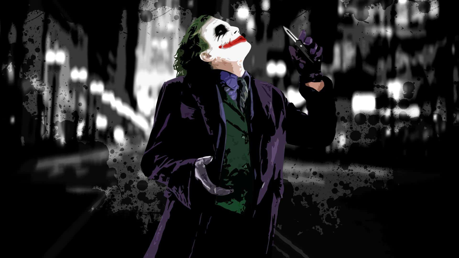 "The Dark Knight Joker" Wallpaper