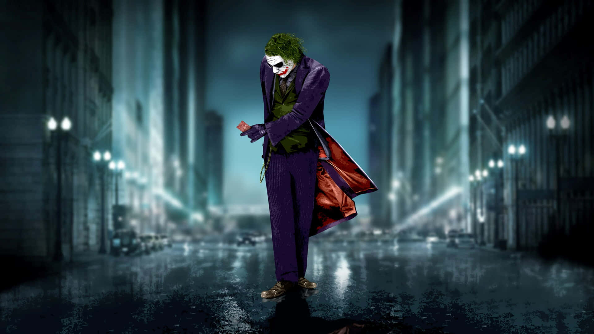 "The Clown Prince of Crime Unleashed" Wallpaper