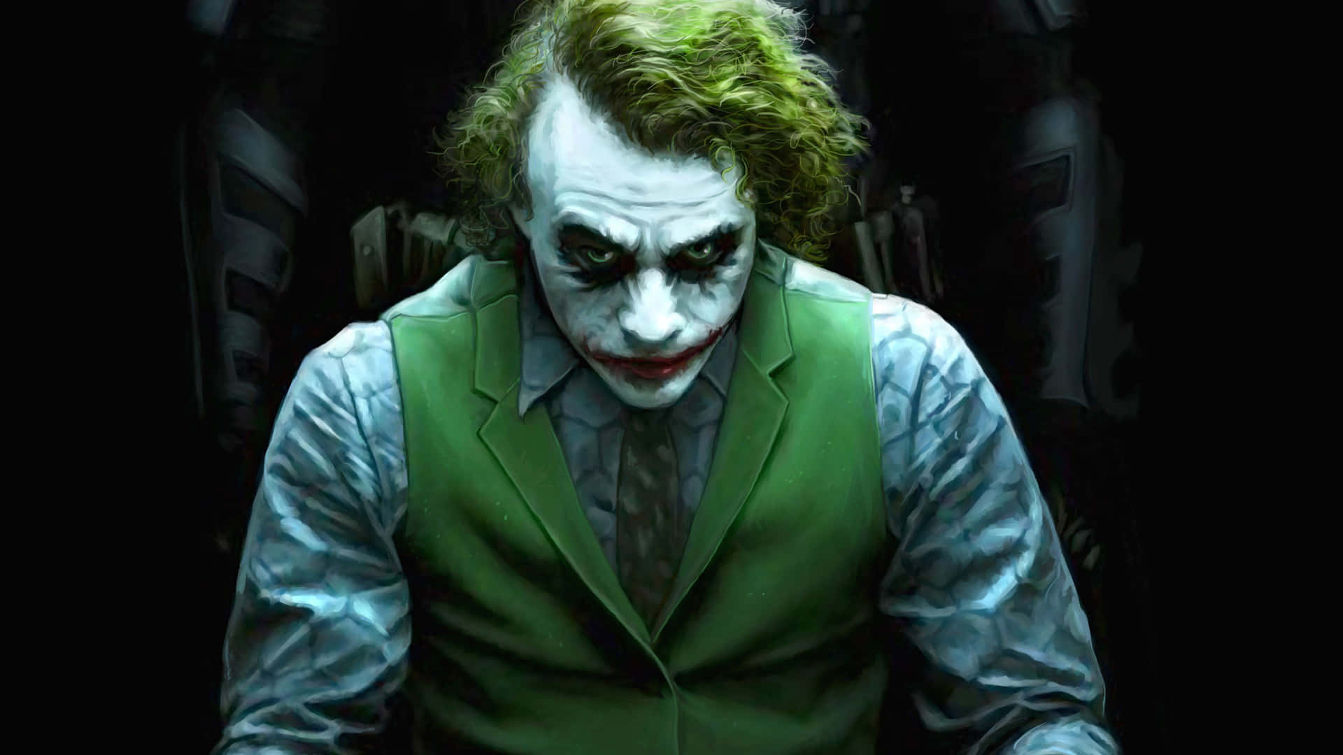"The Dark Knight Joker in 4K Ultra HD" Wallpaper