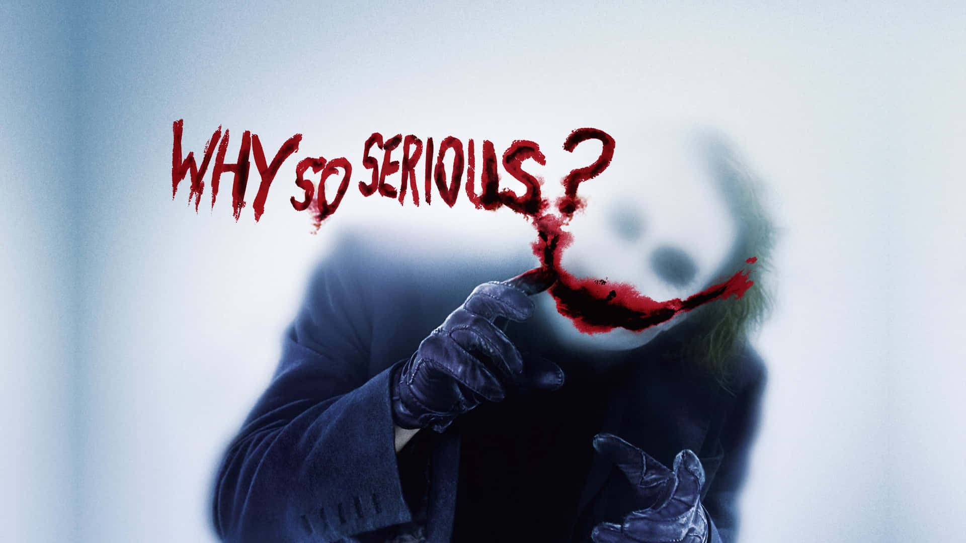 Titoloil Joker Di The Dark Knight In 4k Ultra Hd Mostra La Sua Iconica Catchphrase Sfondo