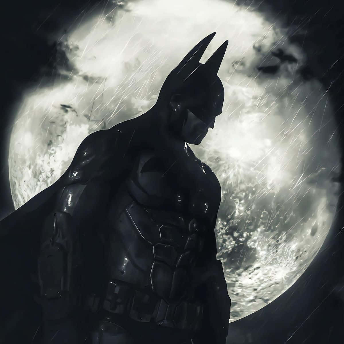 Dark_ Knight_ Moonlight_ Silhouette Wallpaper