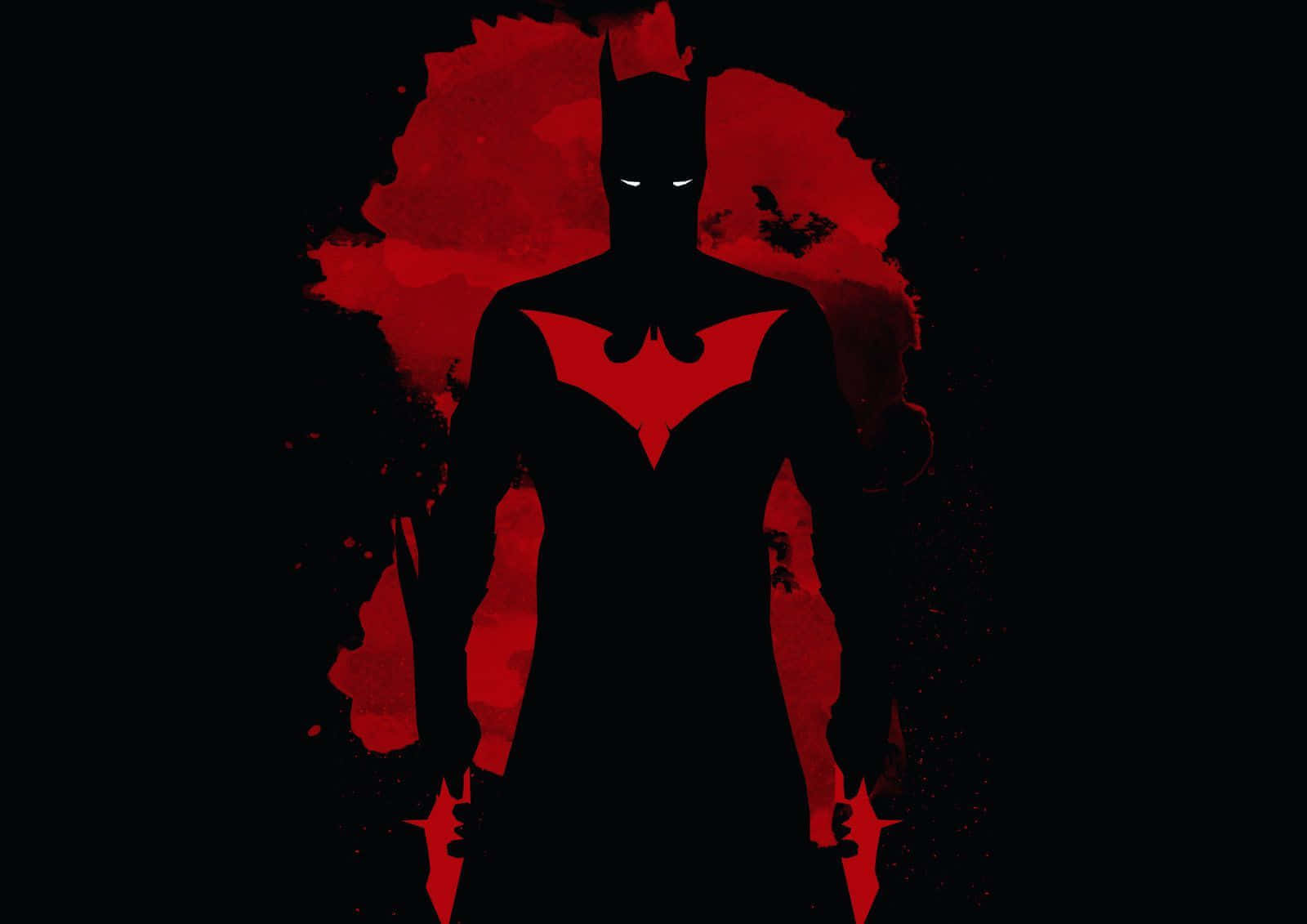 Download Dark Knight_ Red Silhouette.jpg Wallpaper | Wallpapers.com