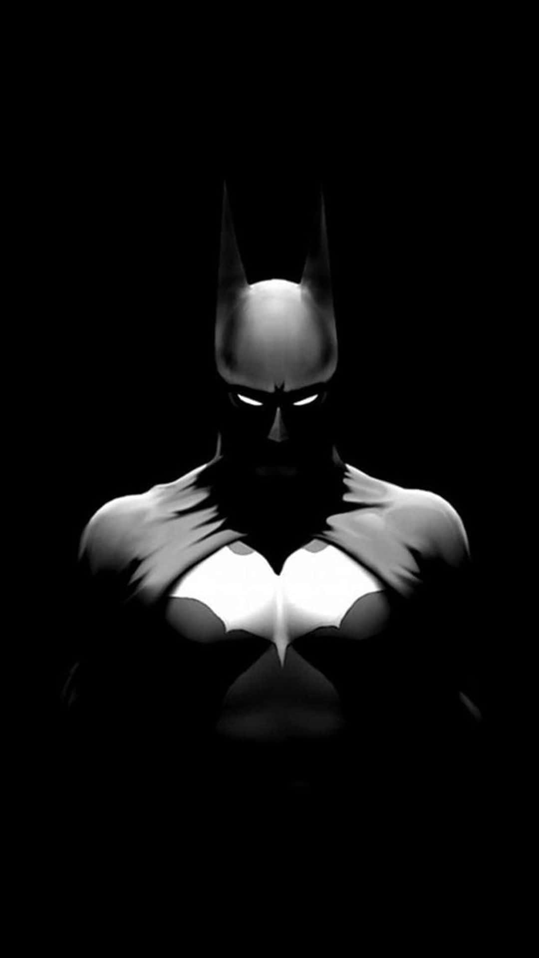 Dark_ Knight_ Silhouette_ Profile Wallpaper