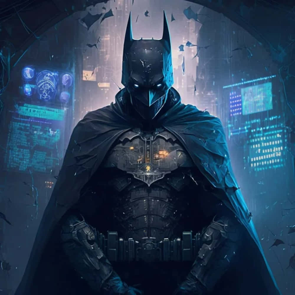 Dark Knight Vigilance Batman Pfp Wallpaper