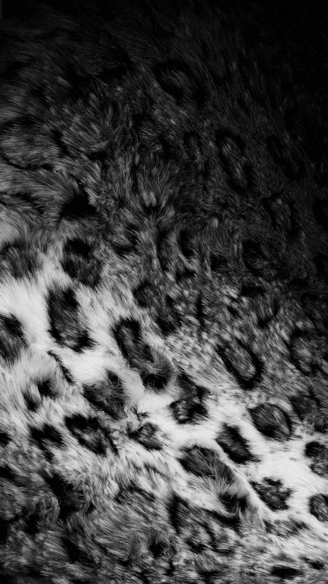 Mystical Dark Leopard Print Wallpaper