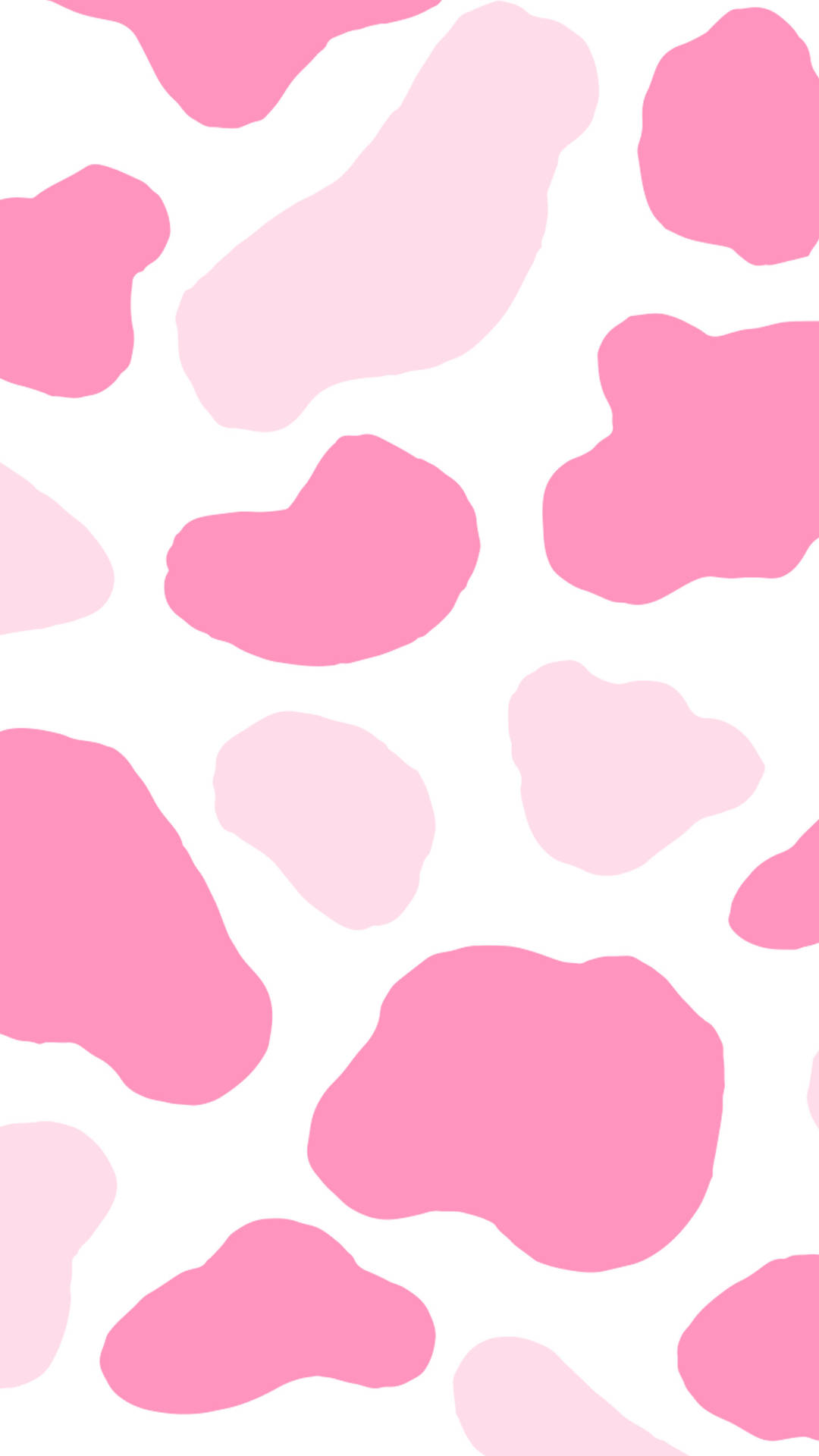 Download Dark Light Pink Strawberry Cow Pattern Wallpaper | Wallpapers.com