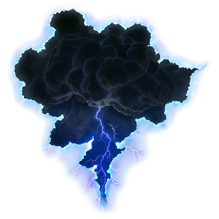 Dark Lightning Blast Png Drs69 PNG