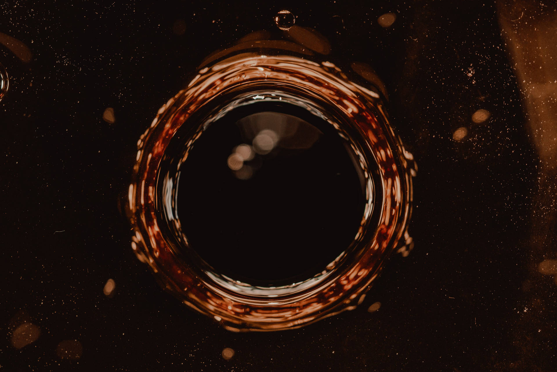 Dark Liquid Bubble Background