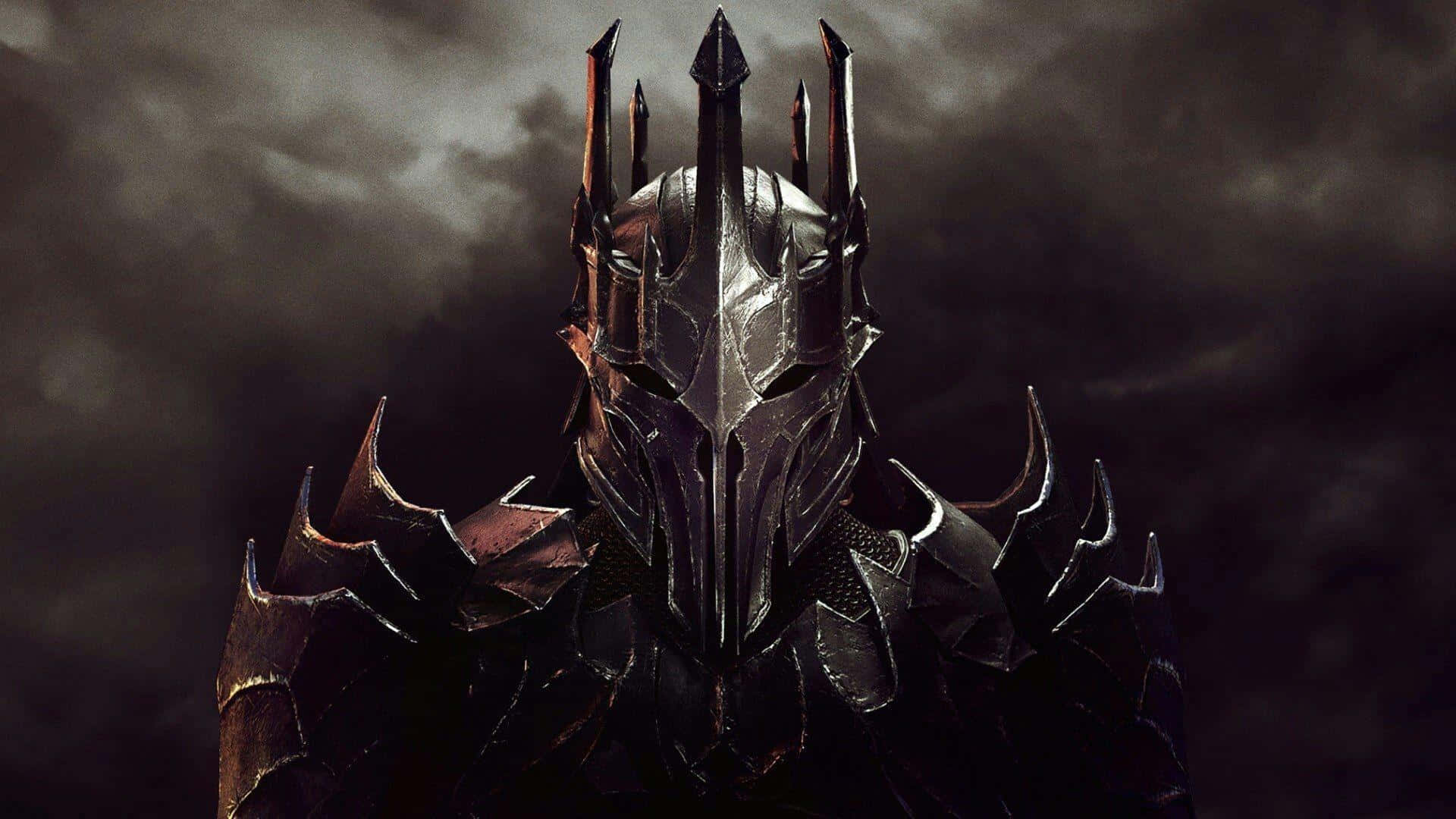 Dark Lord Sauron Armor Portrait Wallpaper