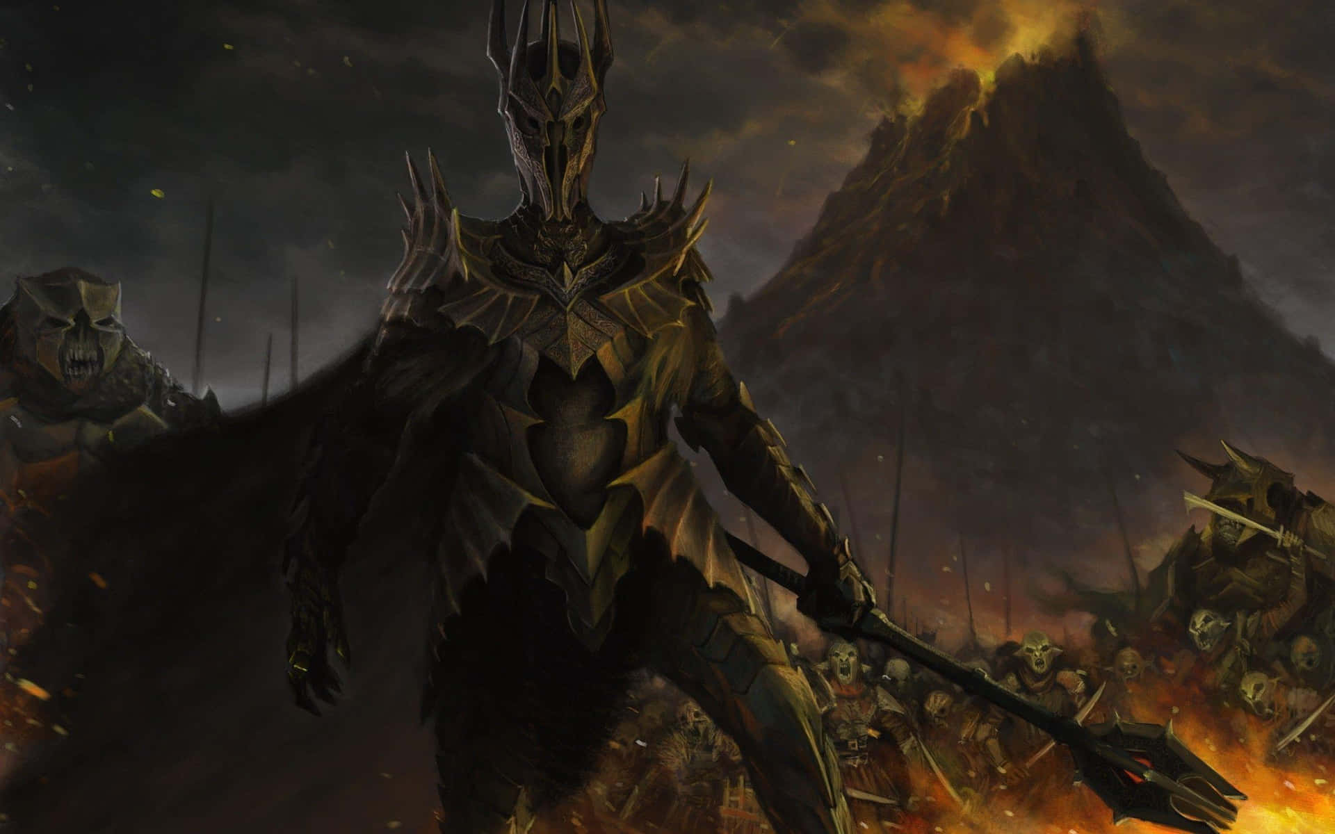 Dark Lord Sauron Mordor Armies.jpg Wallpaper