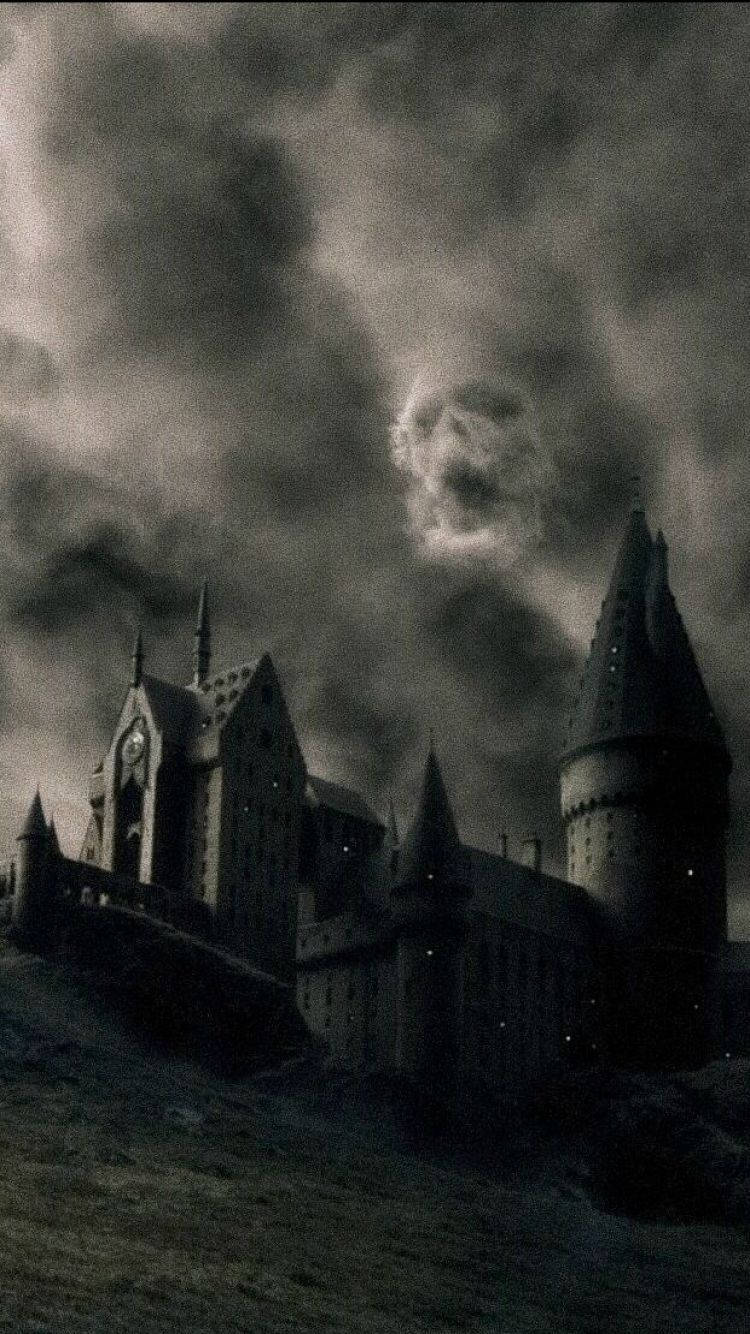 Dark Mark Harry Potter Hogwarts iPhone Wallpaper