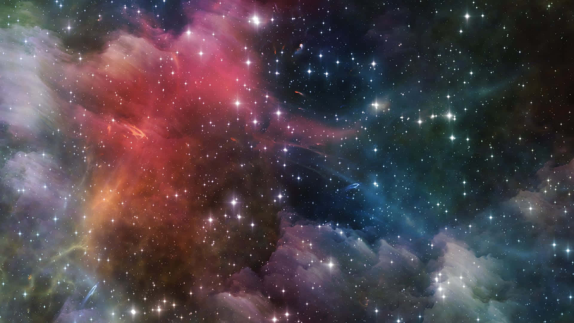 Mysterious Dark Matter in Space Wallpaper