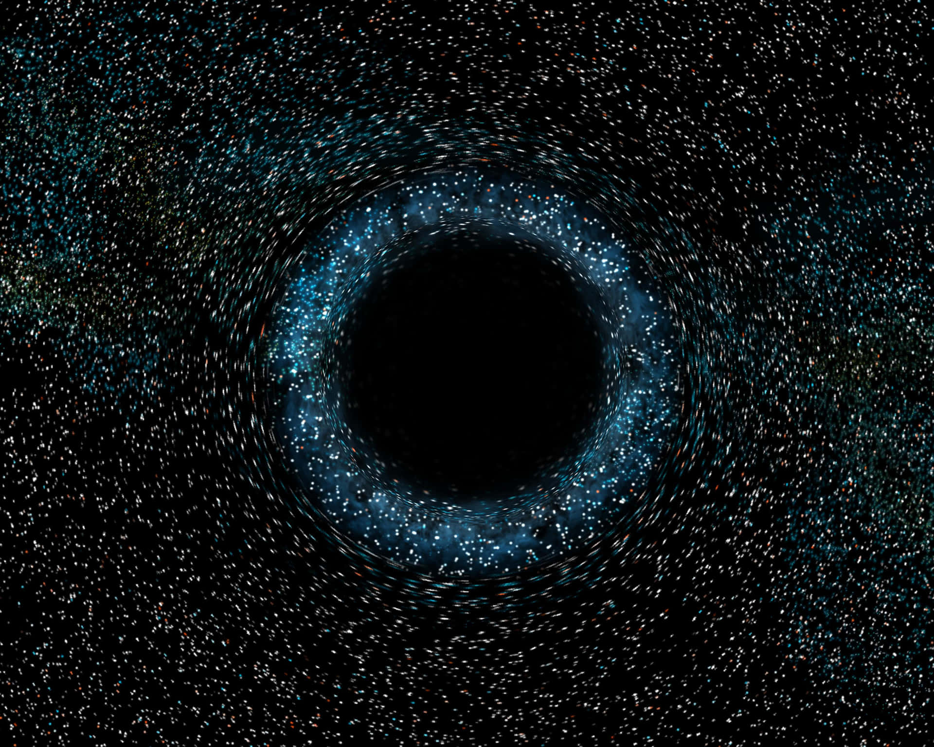 Stunning Dark Matter visualization in deep space Wallpaper
