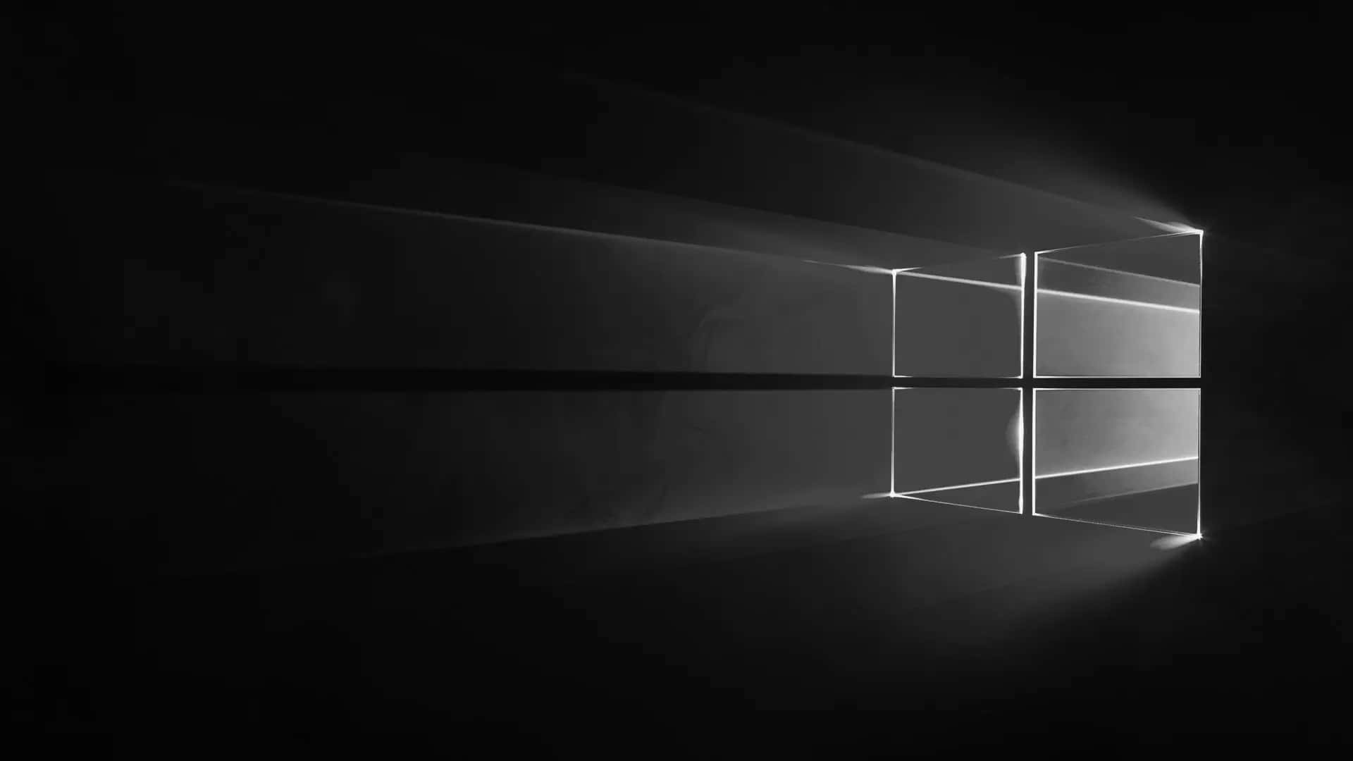 Windows 10 Logo In Black And White
