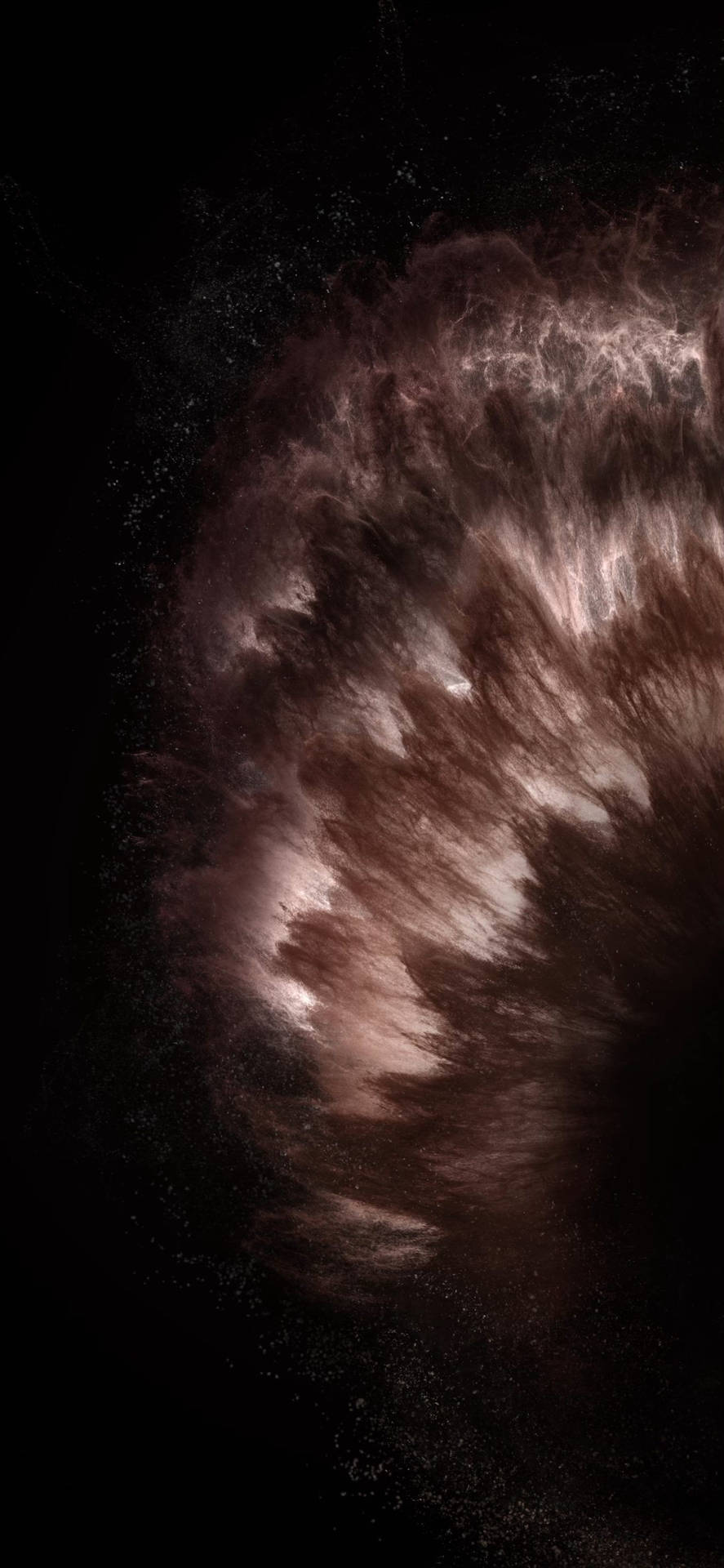 Dark Mode Explosion  Of D Stars Wallpaper