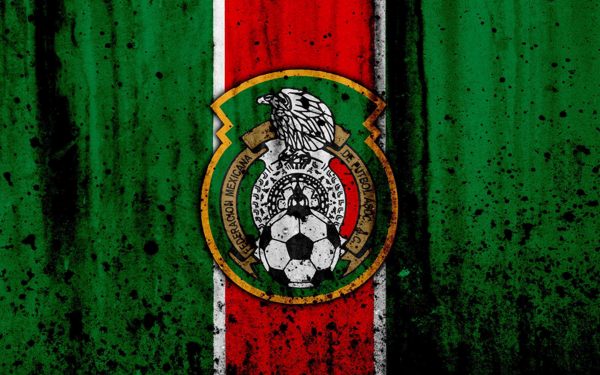 Dark Moldy Design Mexico National Football Team Wallpaper