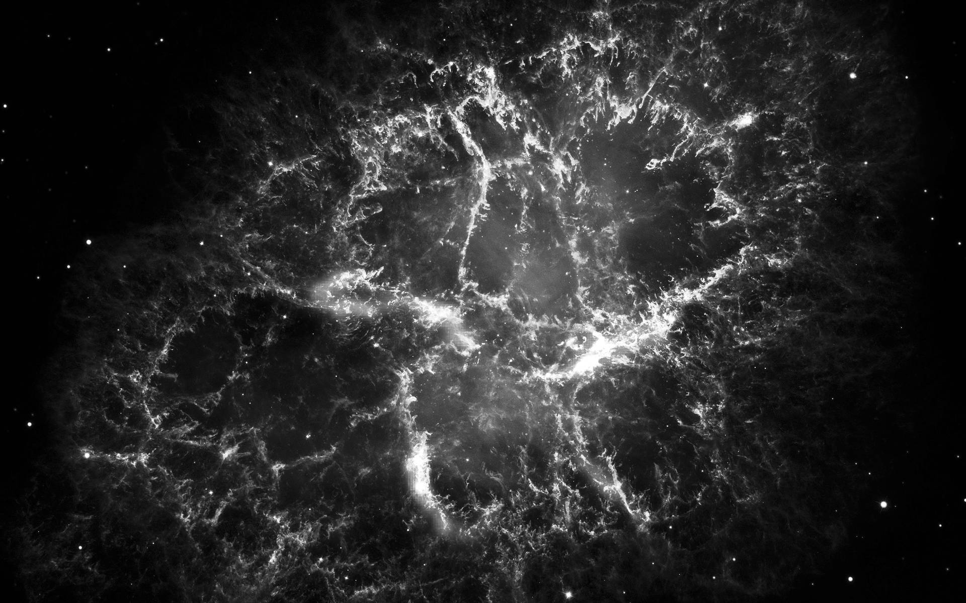 Dark Nebula Galaxy Black Mac Wallpaper