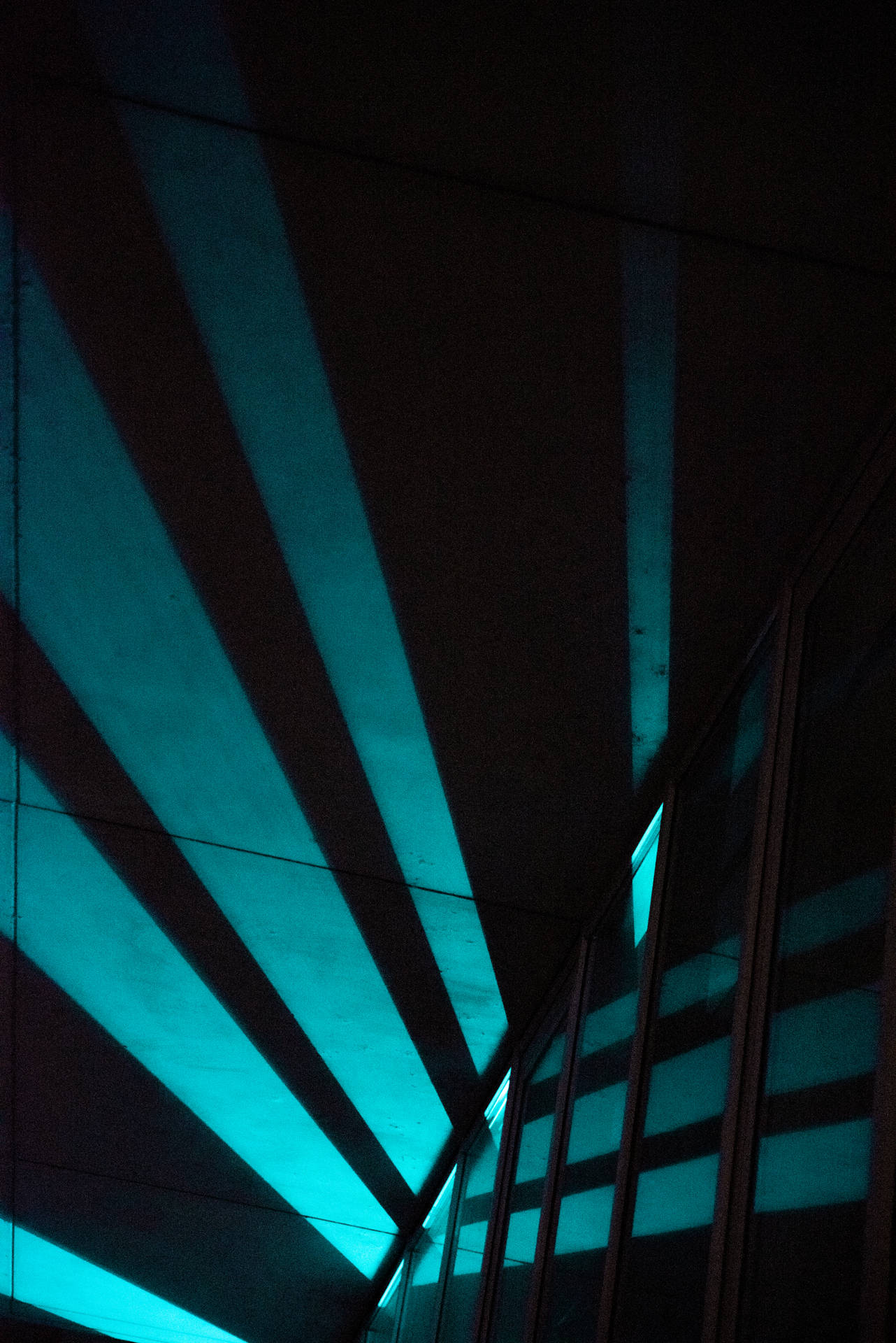 Dark Neon Iphone Tunnel Lights Wallpaper