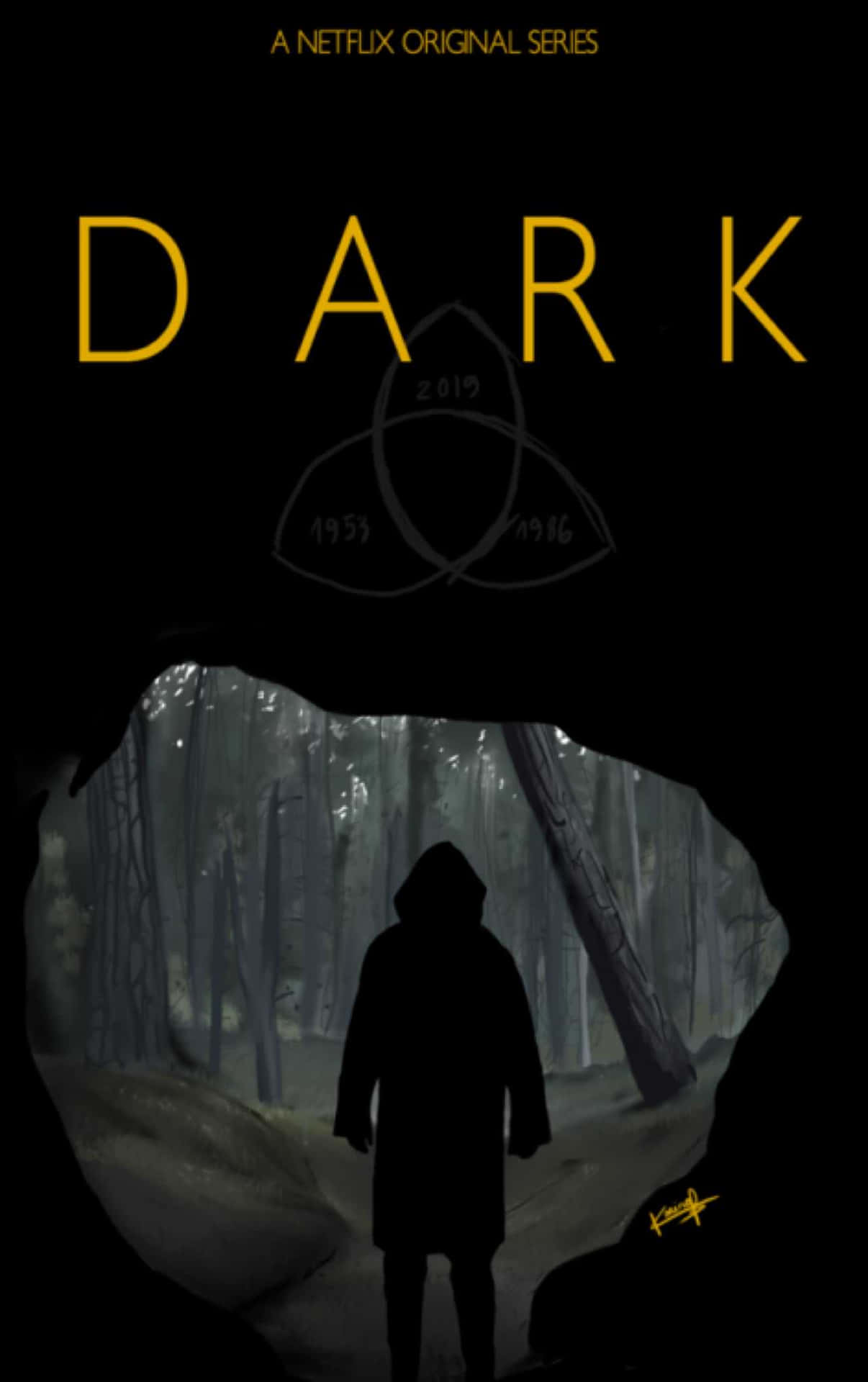Dark Netflix Original Series Poster Wallpaper