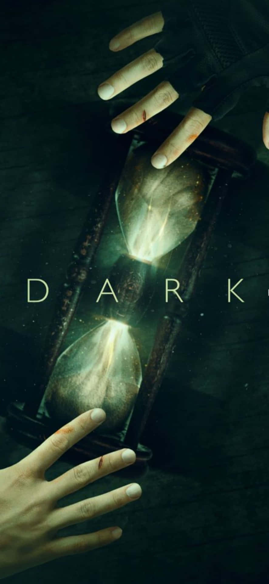 "Unlock the secrets of Dark only on Netflix." Wallpaper