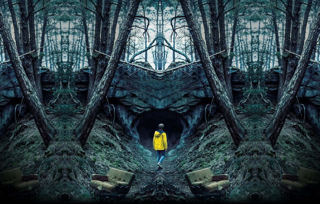 Jonas In The Woods Scene From The Dark Netflix Original Series Wallpaper