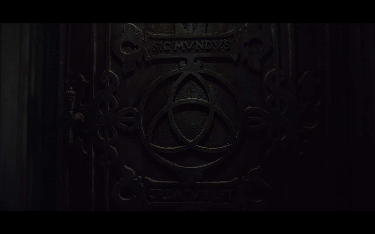 Door With Symbol In The Dark Netflix Original Wallpaper
