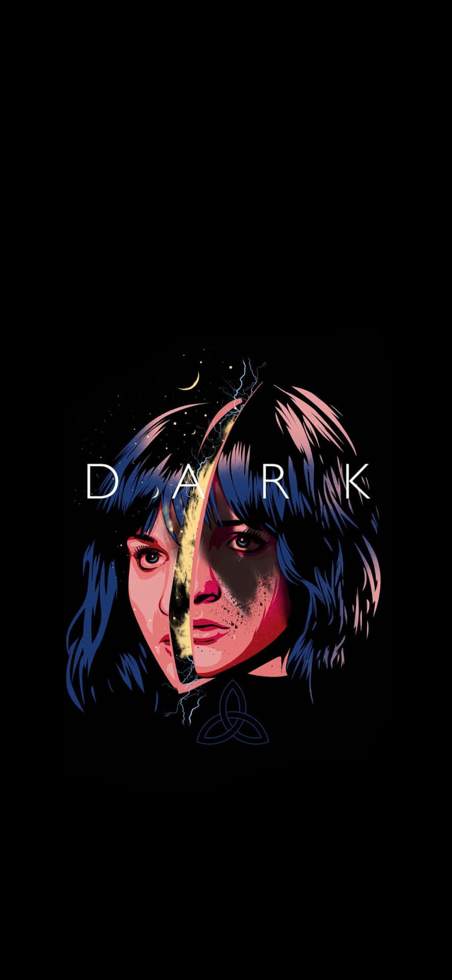 Sliced Image Of Martha From The Dark Netflix Thriller Series Wallpaper