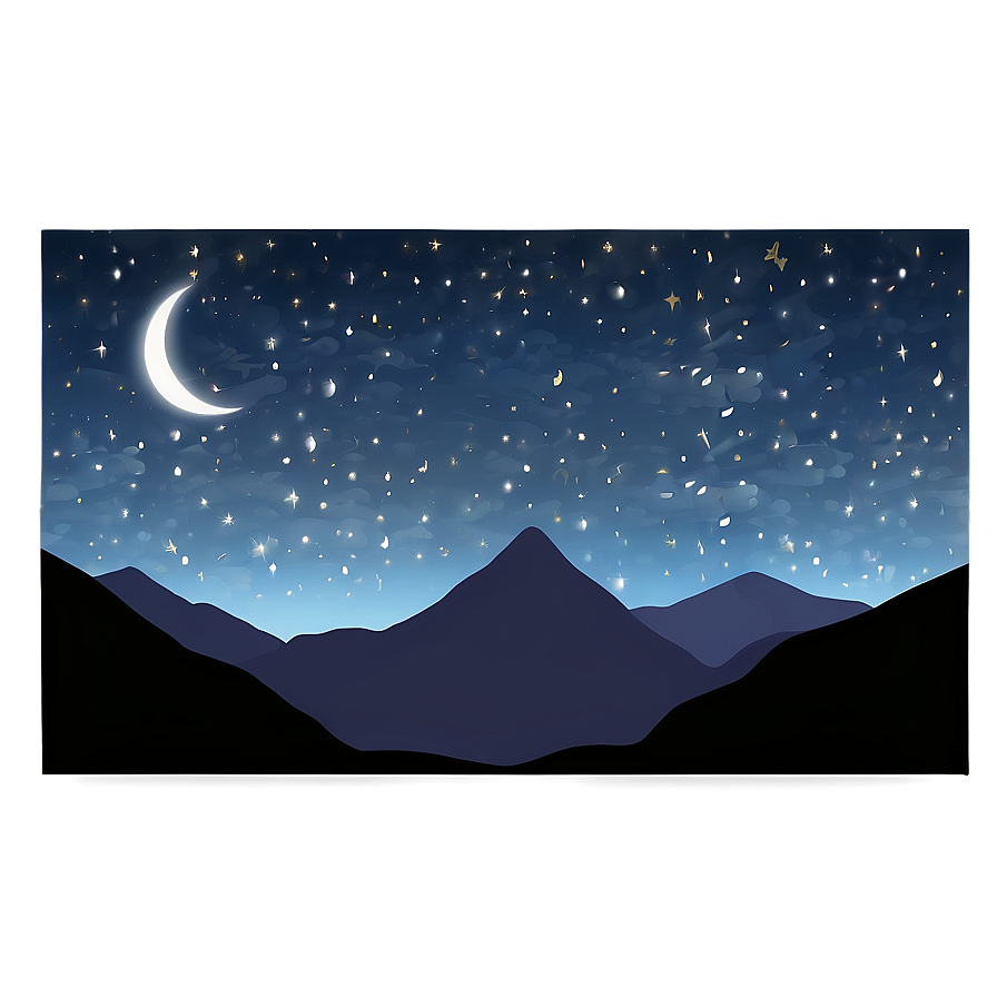 Download Dark Night Sky Png Glp35 | Wallpapers.com