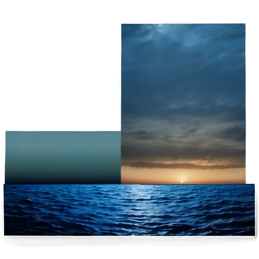 Dark Nighttime Ocean Png 69 PNG