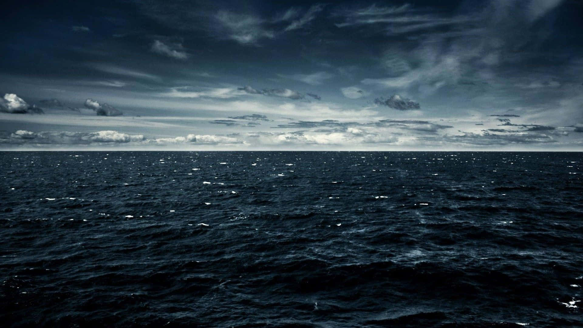Download Mysterious Dark Ocean Waves Wallpaper | Wallpapers.com