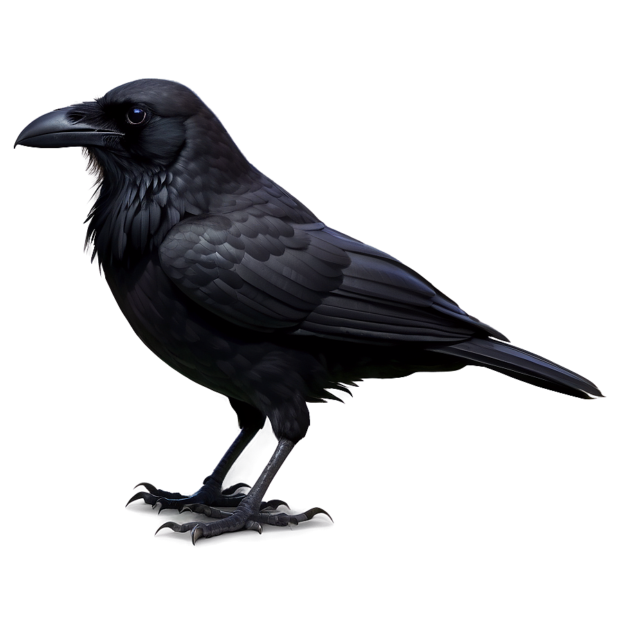 Dark Ominous Crow Png 05062024 PNG