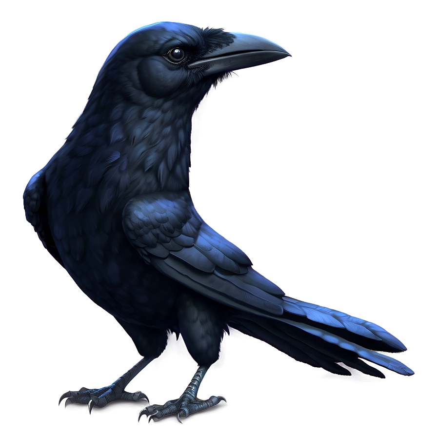 Dark Ominous Crow Png 05062024 PNG