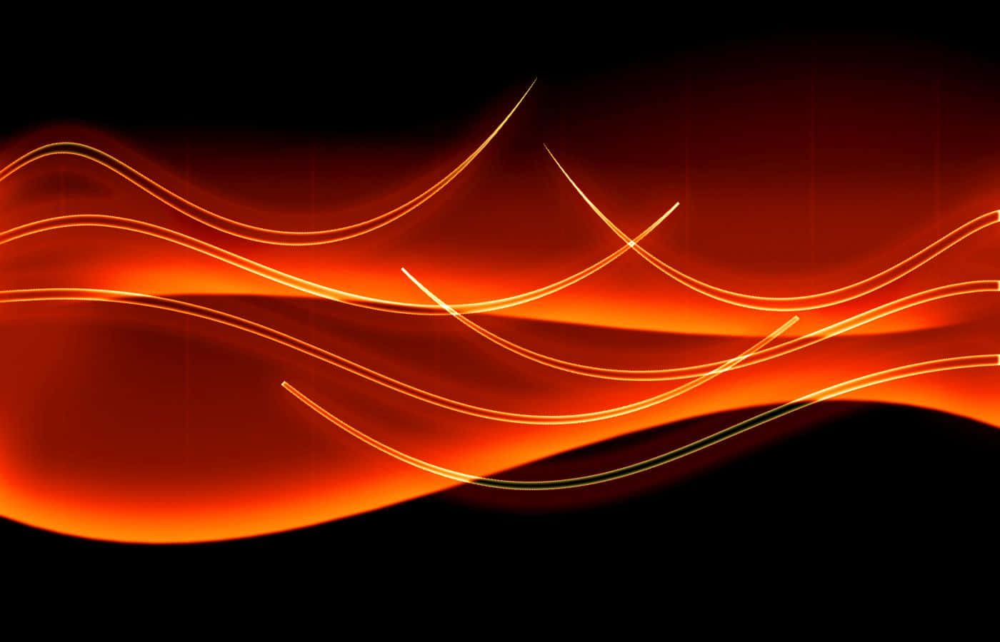 Vibrant Dark Orange Background