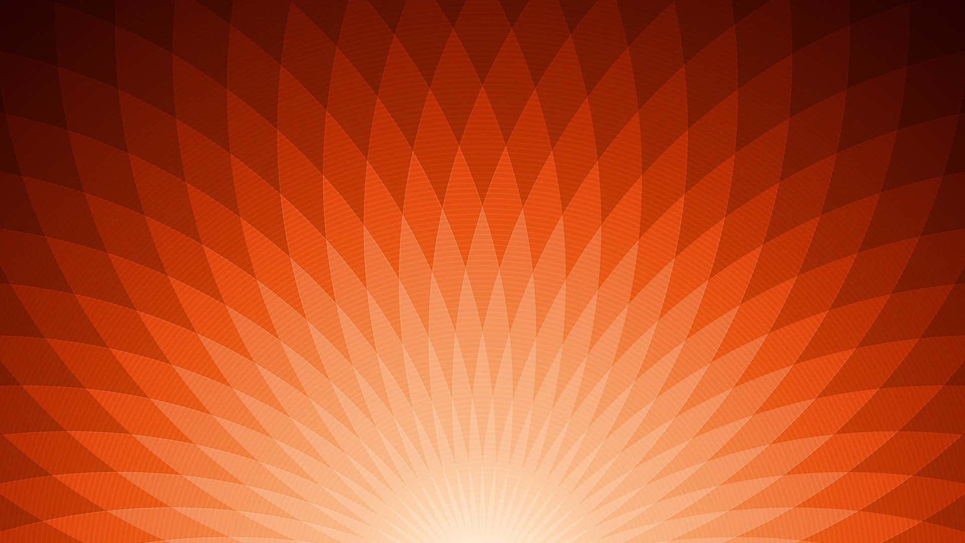 An illuminated abstract pattern of dark orange against a black backdrop.