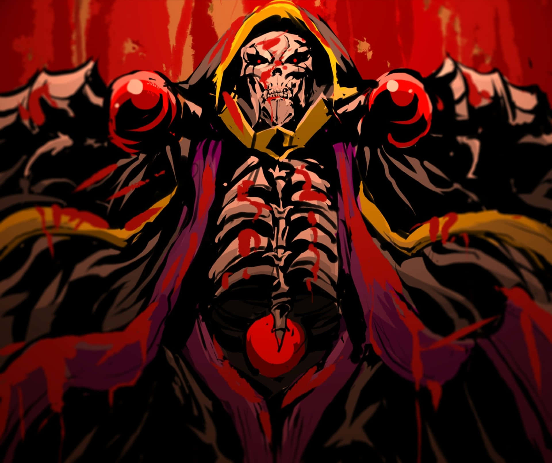 Dark Overlord Ruling the Night Wallpaper