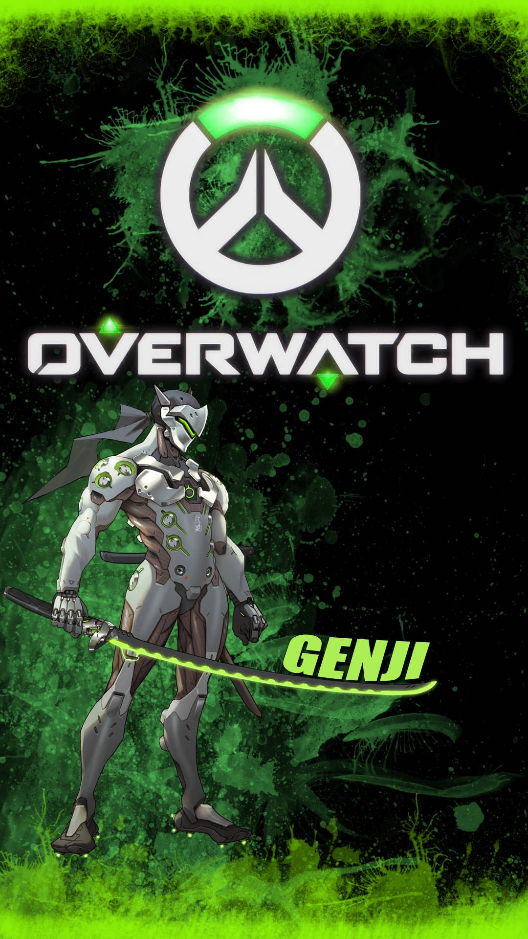 Dark Overwatch Logo Genji Iphone