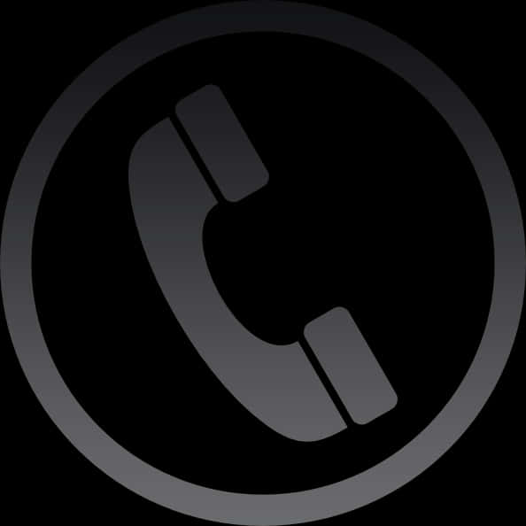 Dark Phone Icon PNG