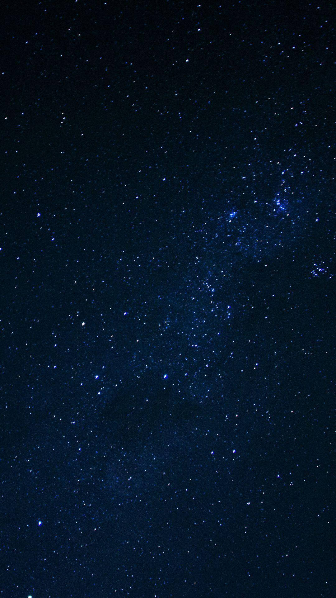 Dark Phone Night Sky With Stars