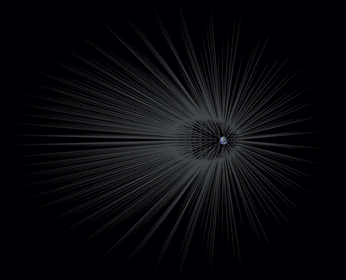Immaginedi Terra Con Materia Oscura Nera