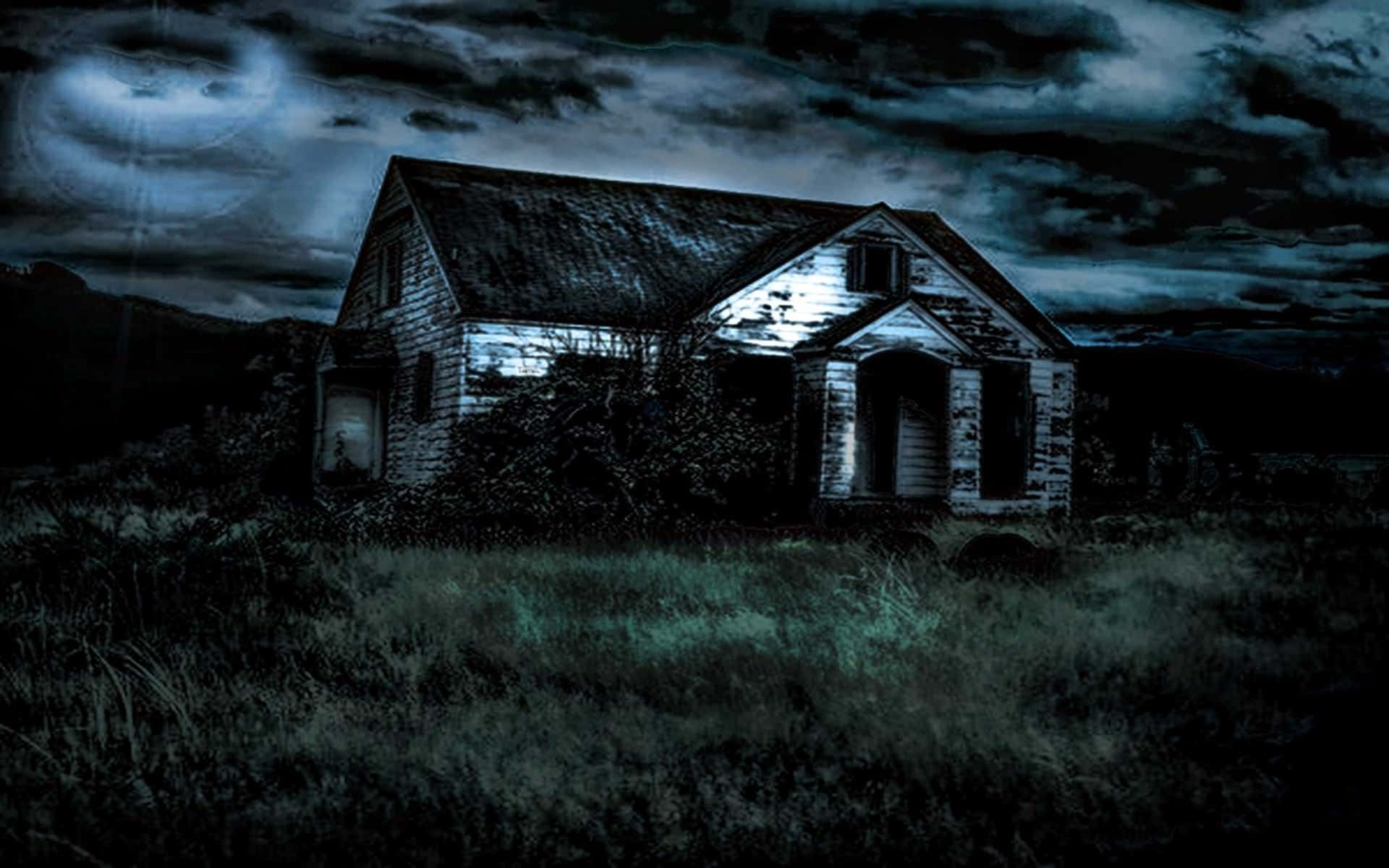 Imagemde Casa Assombrada Escura