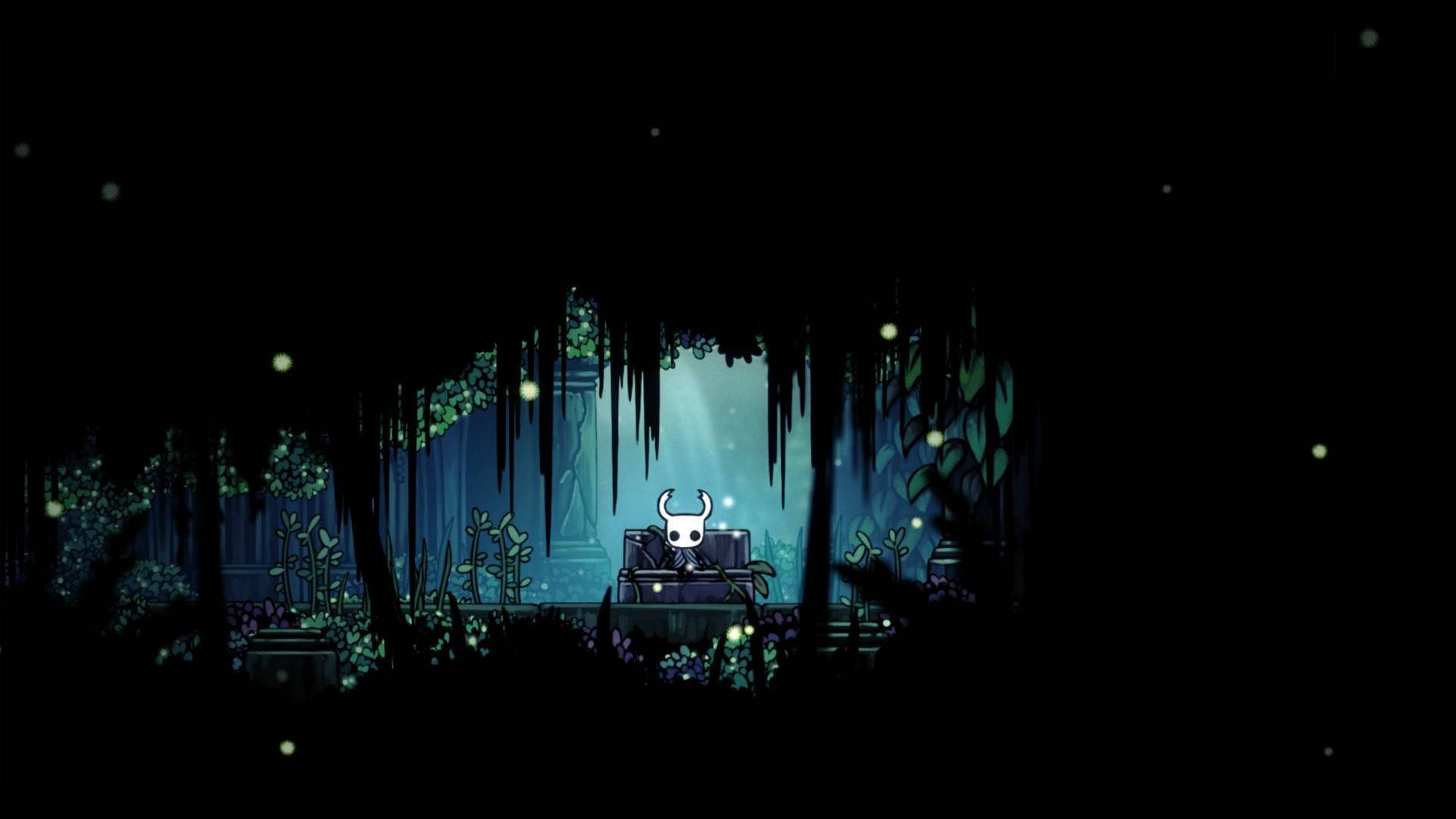 Journey Into the Abyss of Hollow Knight Wallpaper