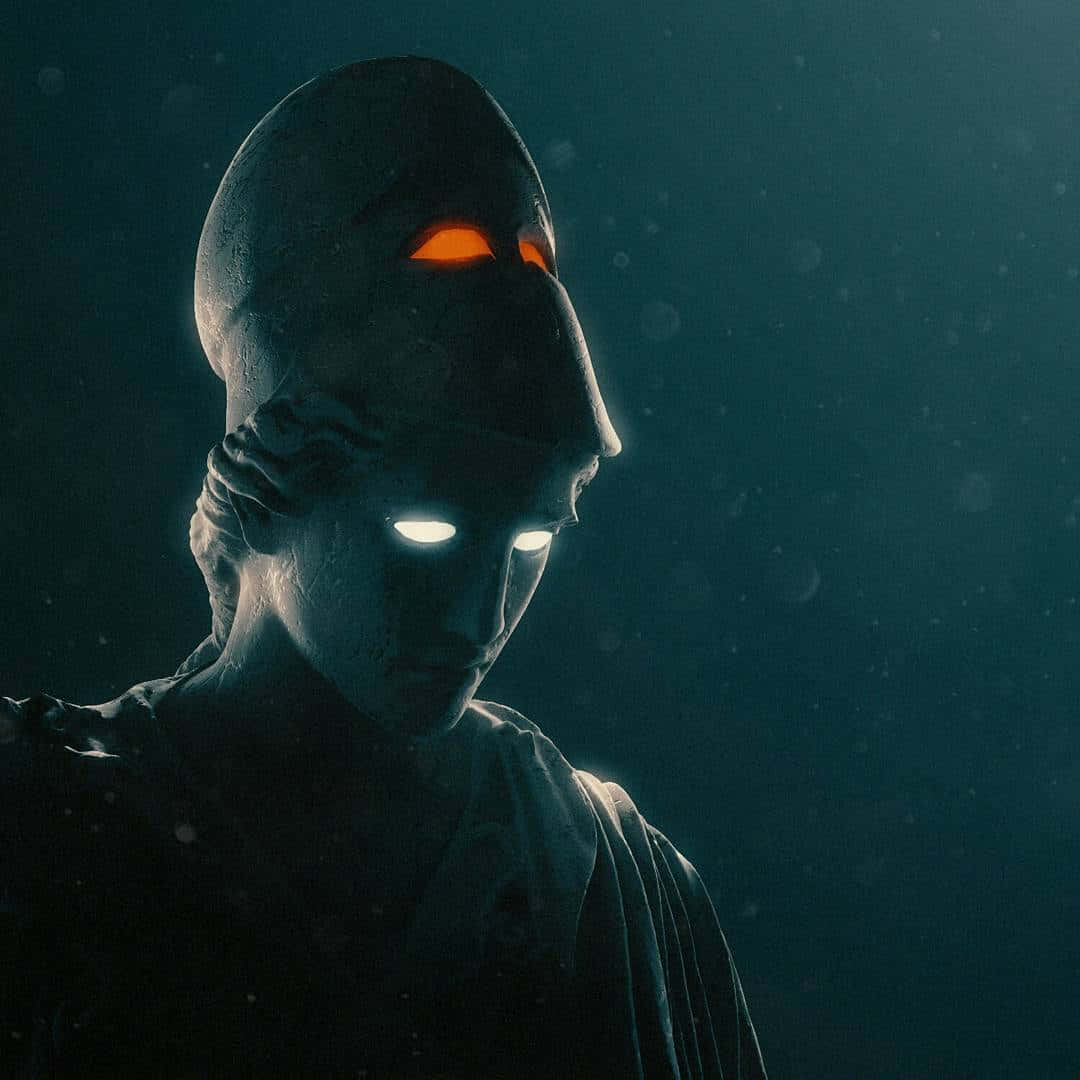 Creepy Statue In Dark Profile Picture