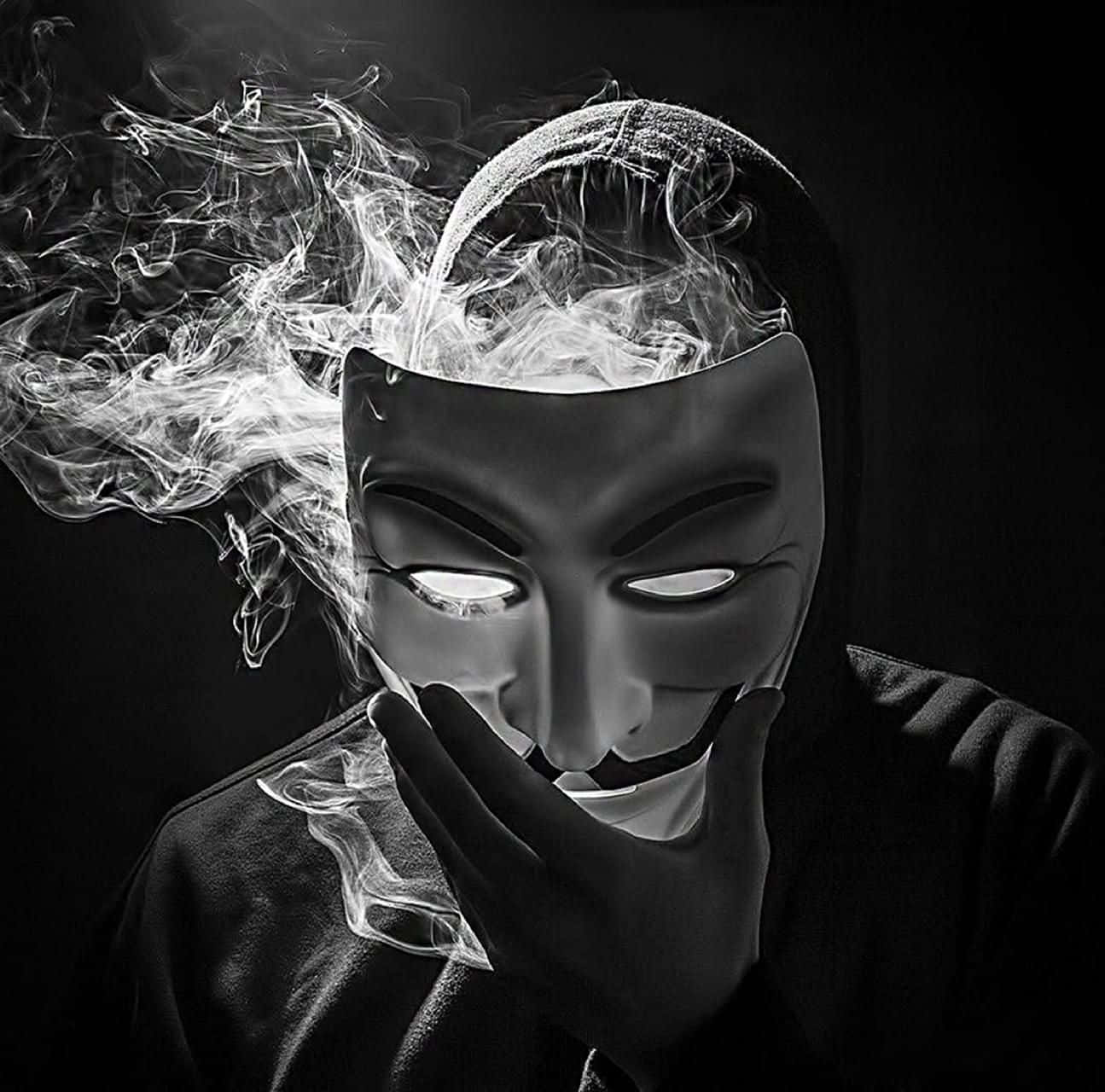 Download Cool Dark Anonymous Profile Picture