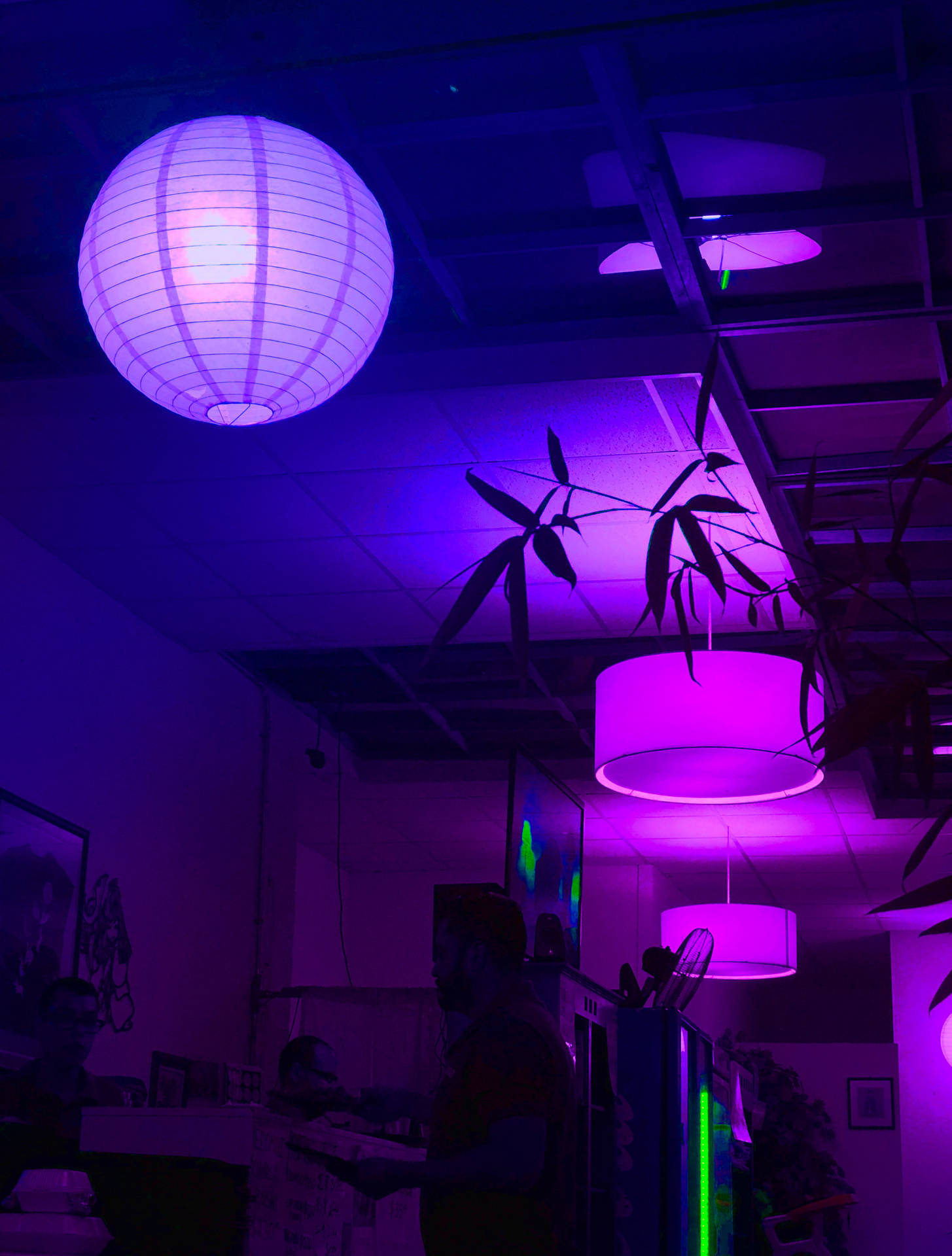 Dark Purple Aesthetic Room Idea