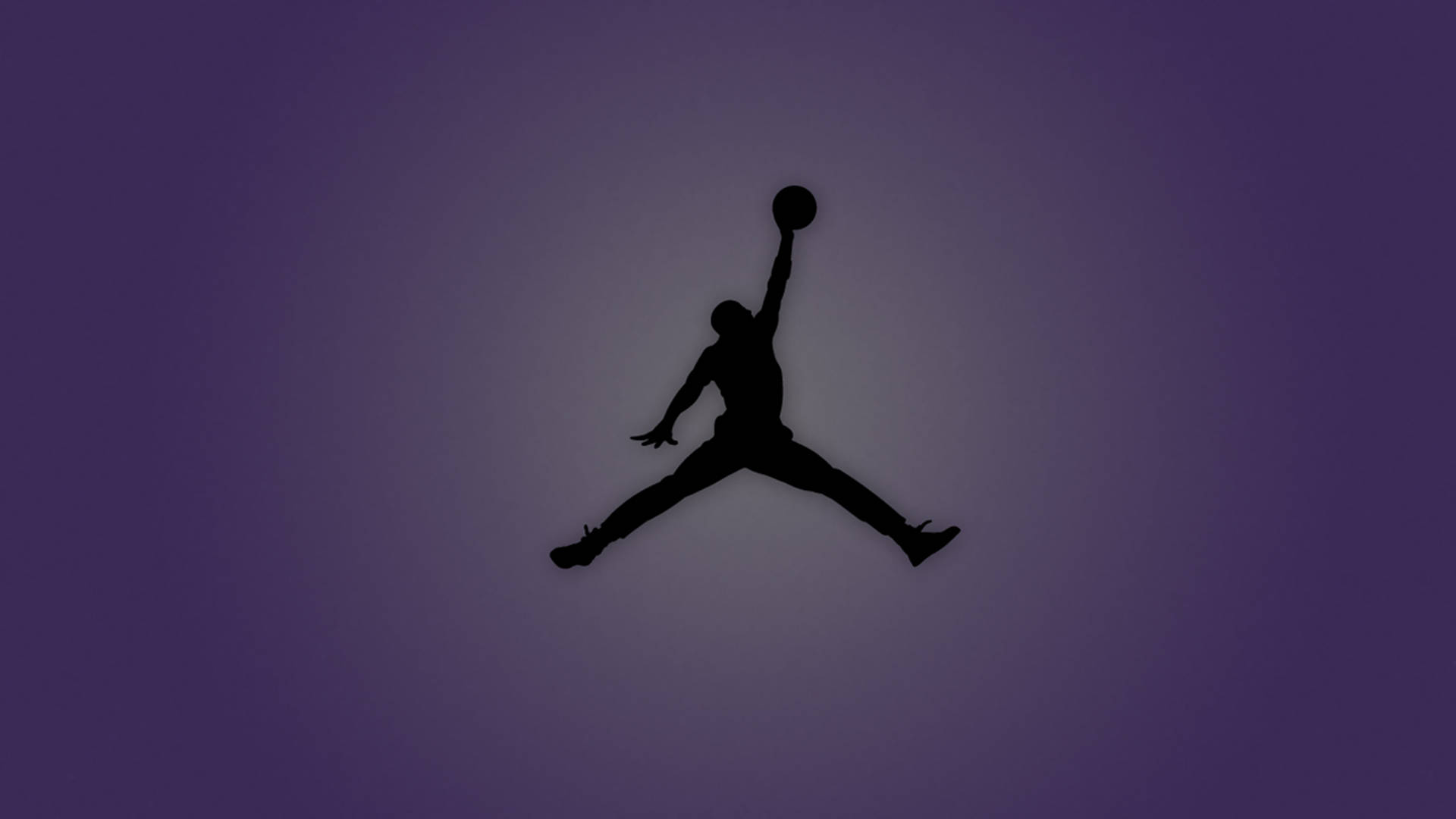 Dark Purple Air Jordan Logo Wallpaper