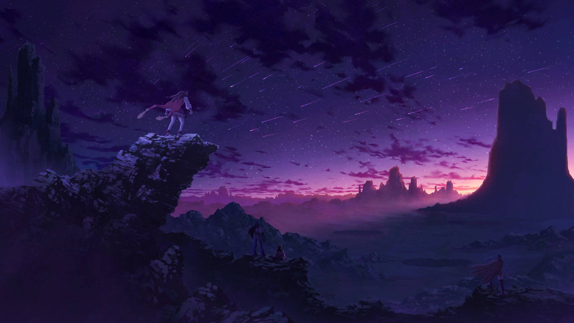 purple anime aesthetic on Pinterest