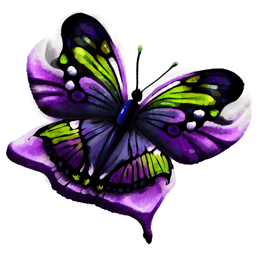 Dark Purple Butterfly Png Ktt PNG