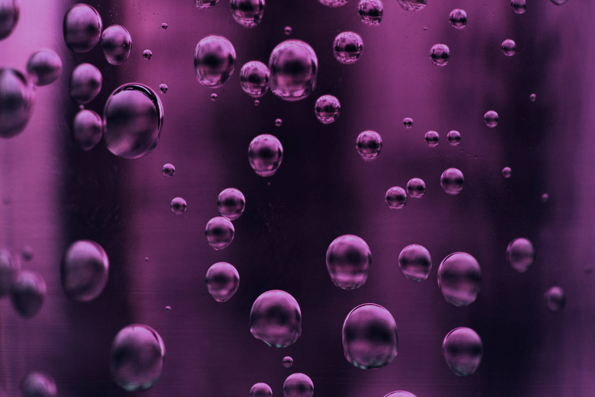 Colorful Patterns On Dark Purple Desktop Wallpaper
